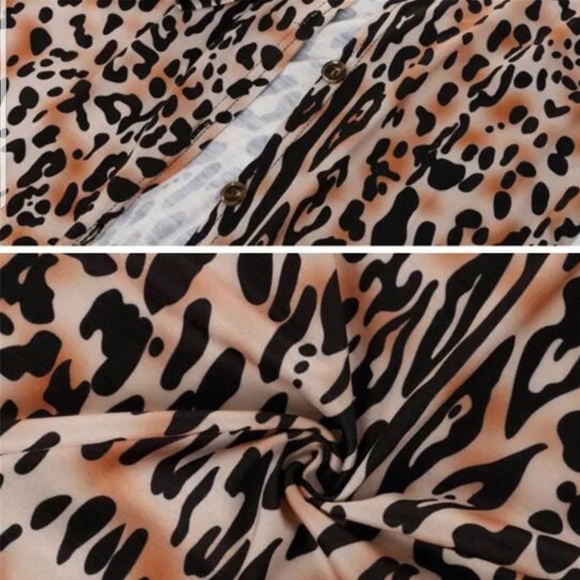 Sexy Leopard Light Weight Thin Cardigan Top - Picture 3 of 6